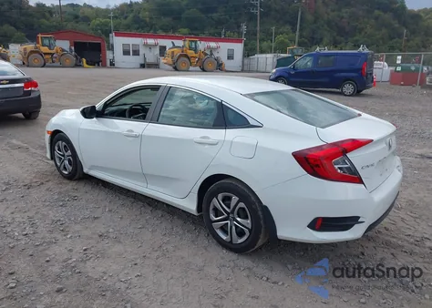 2016 Honda Civic Lx из США, поврежденный, VIN 19XFC2F51GE218871